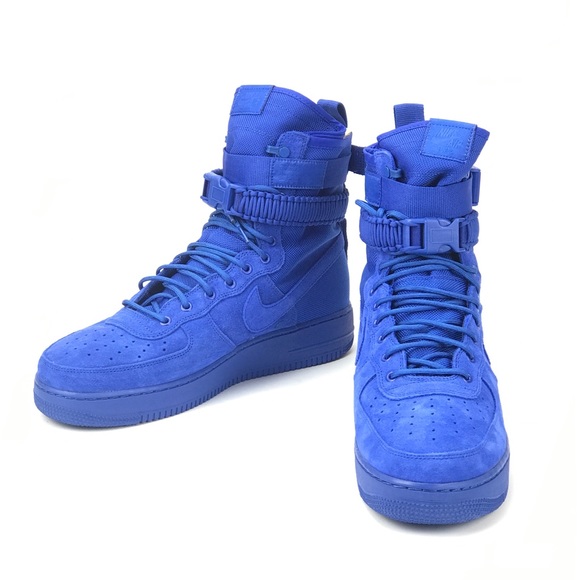 Nike Air Mens SF AF1 Game Royal Blue Boots Sz 9-13 - Picture 6 of 8